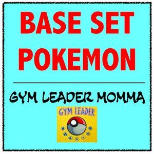 BASE SET Pokemon Cards Section